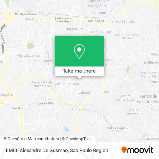 Mapa EMEF Alexandre De Gusmao