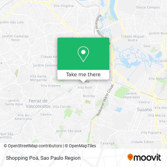 Mapa Shopping Poá