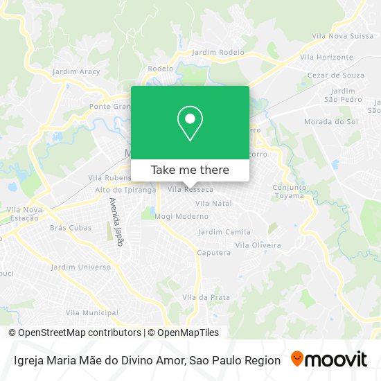 Igreja Maria Mãe do Divino Amor map