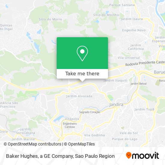 Baker Hughes, a GE Company map