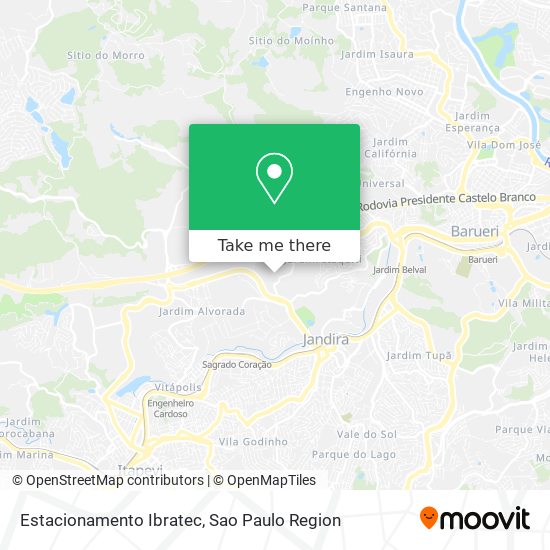 Estacionamento Ibratec map