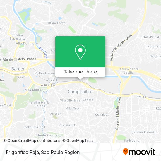 Frigorífico Rajá map