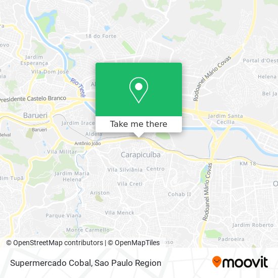 Supermercado Cobal map