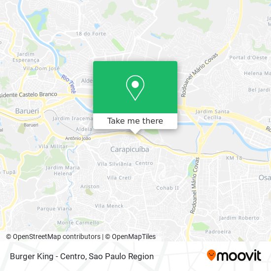 Burger King - Centro map