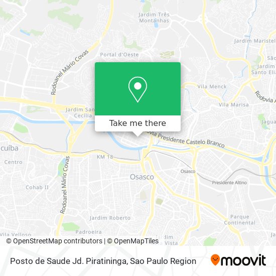 Posto de Saude Jd. Piratininga map