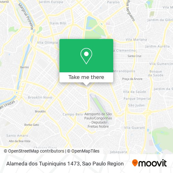 Alameda dos Tupiniquins 1473 map