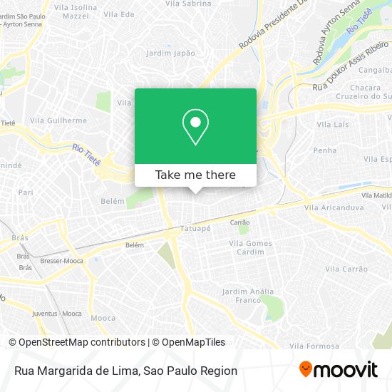 Rua Margarida de Lima map