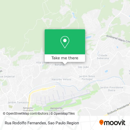 Mapa Rua Rodolfo Fernandes