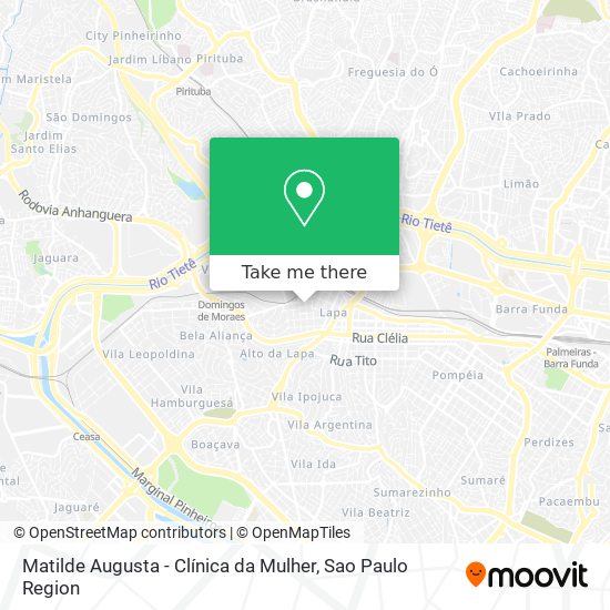 Matilde Augusta - Clínica da Mulher map