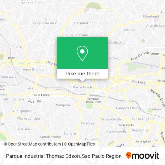 Mapa Parque Industrial Thomaz Edson