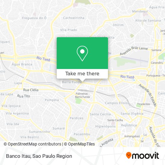 Banco Itau map