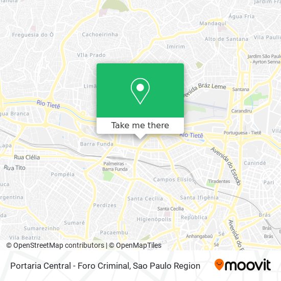 Mapa Portaria Central - Foro Criminal