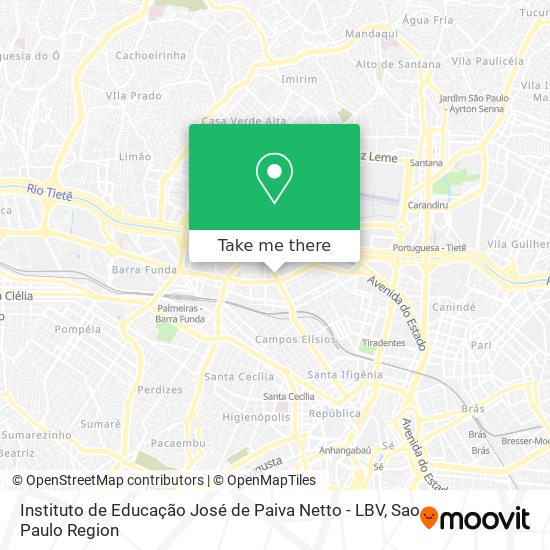 Instituto de Educação José de Paiva Netto - LBV map