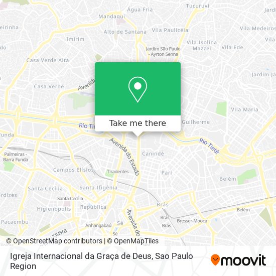 Igreja Internacional da Graça de Deus map