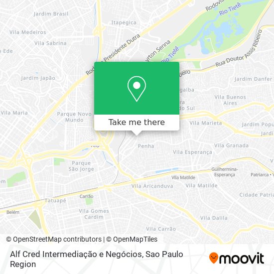Alf Cred Intermediação e Negócios map