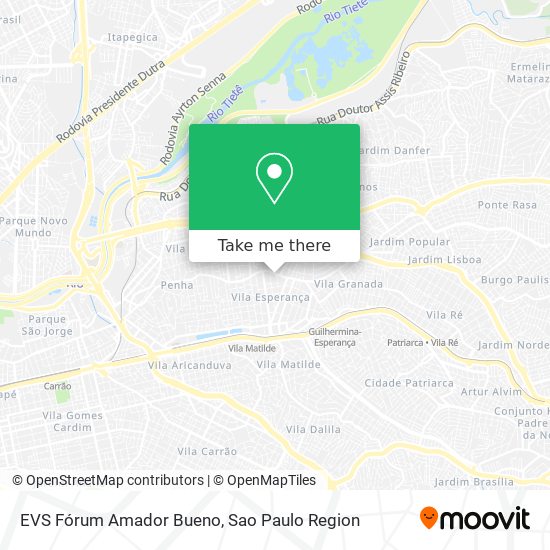 EVS Fórum Amador Bueno map