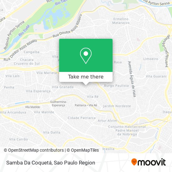 Samba Da Coquetá map