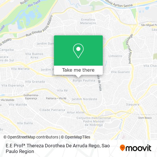 E.E  Profª Thereza Dorothea De Arruda Rego map