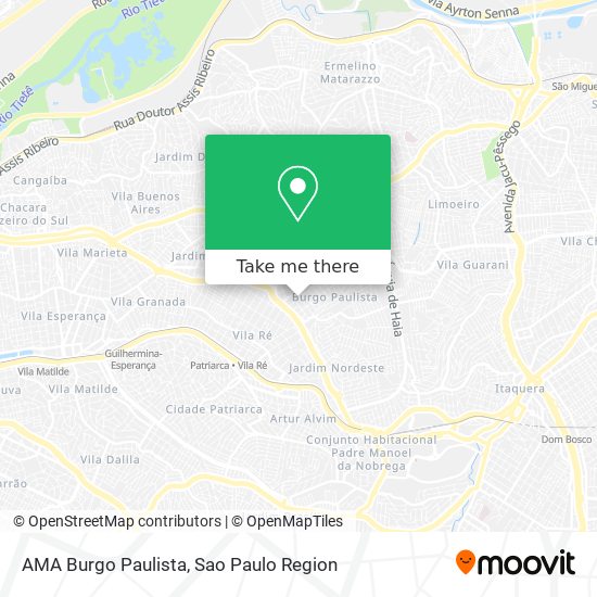 Mapa AMA Burgo Paulista