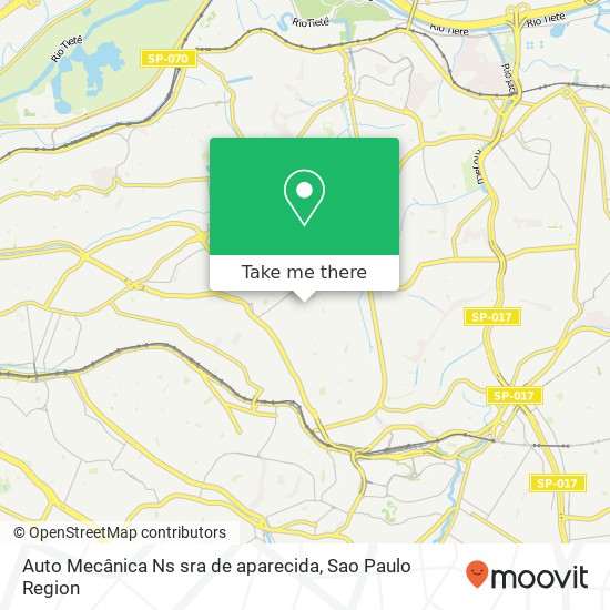 Auto Mecânica Ns sra de aparecida map