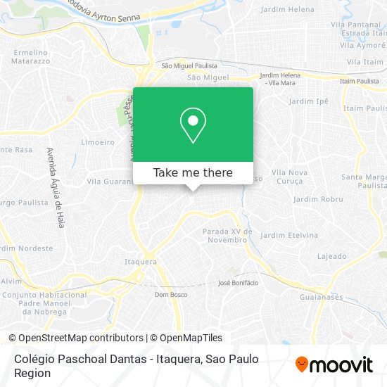 Colégio Paschoal Dantas - Itaquera map