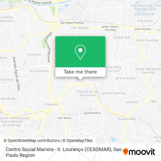 Centro Social Marista - Ir. Lourenço (CESOMAR) map