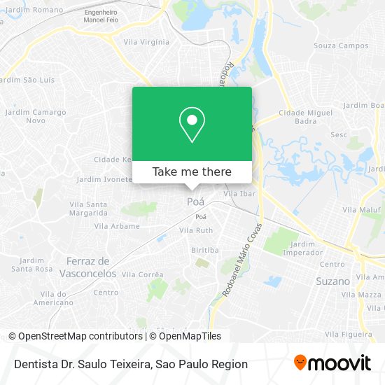 Mapa Dentista Dr. Saulo Teixeira