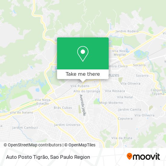 Mapa Auto Posto Tigrão