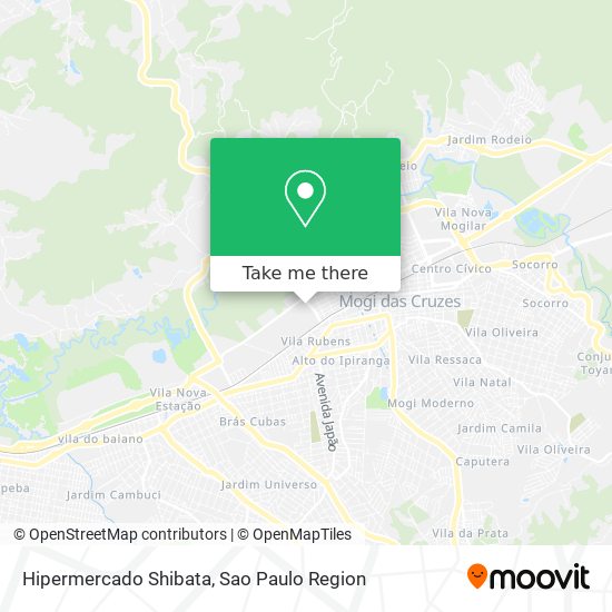 Hipermercado Shibata map