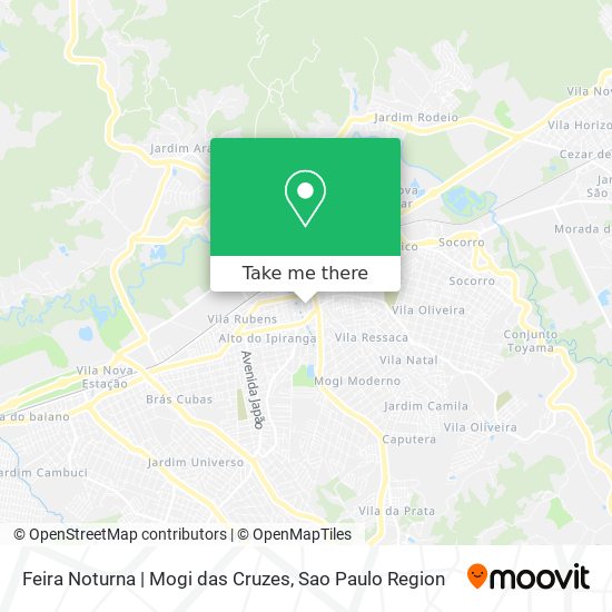 Feira Noturna | Mogi das Cruzes map