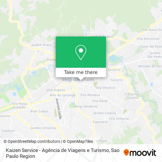 Kaizen Service - Agência de Viagens e Turismo map