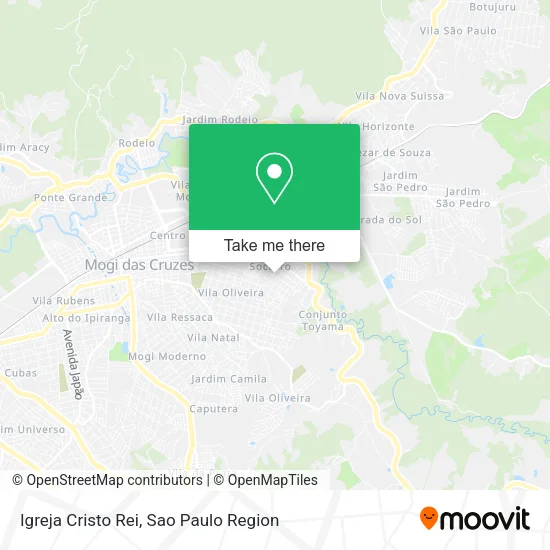 Mapa Igreja Cristo Rei