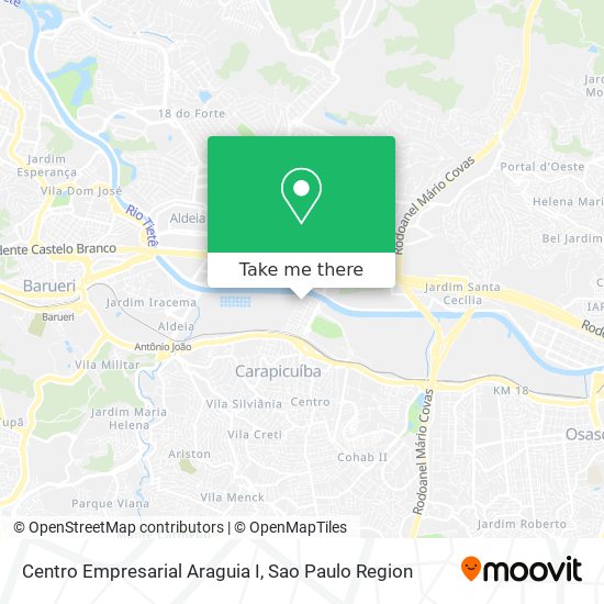 Centro Empresarial Araguia I map