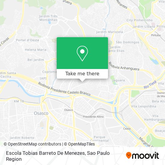 Escola Tobias Barreto De Menezes map