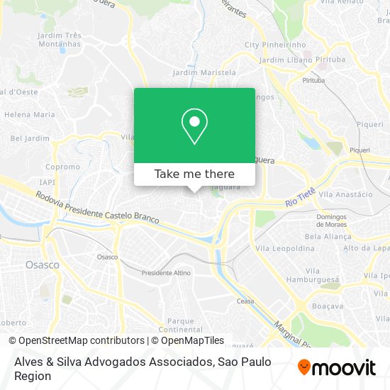 Mapa Alves & Silva Advogados Associados