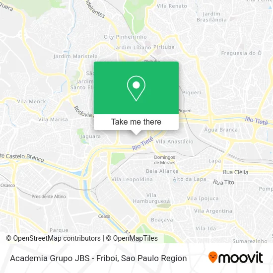 Academia Grupo JBS - Friboi map