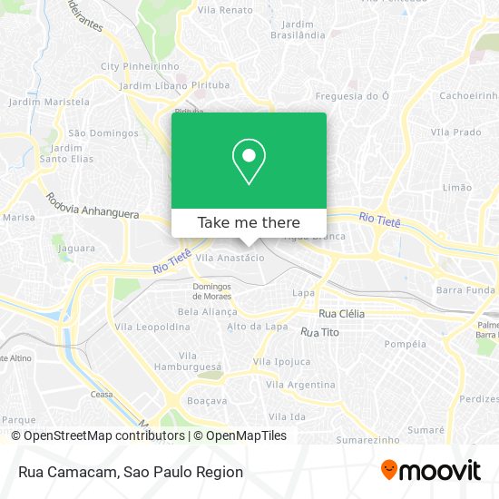 Rua Camacam map