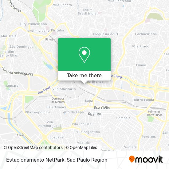 Mapa Estacionamento NetPark