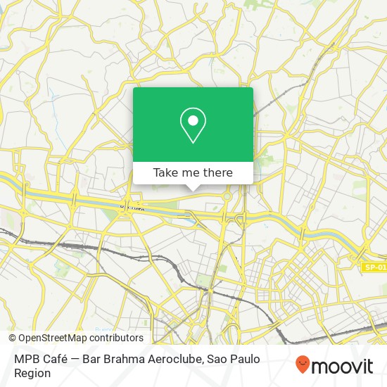 Mapa MPB Café — Bar Brahma Aeroclube