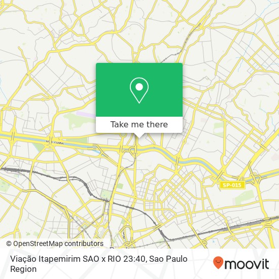 Viação Itapemirim SAO x RIO 23:40 map