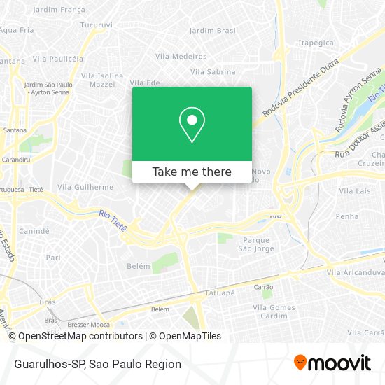 Guarulhos-SP map