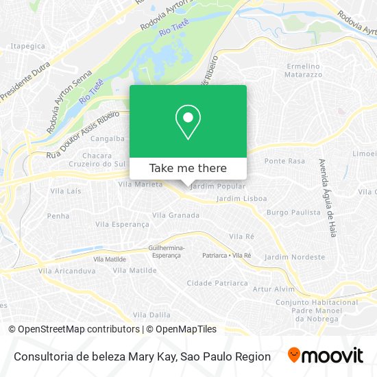 Consultoria de beleza Mary Kay map