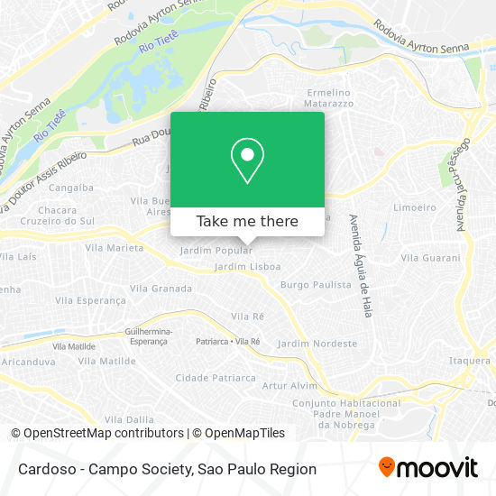 Cardoso - Campo Society map