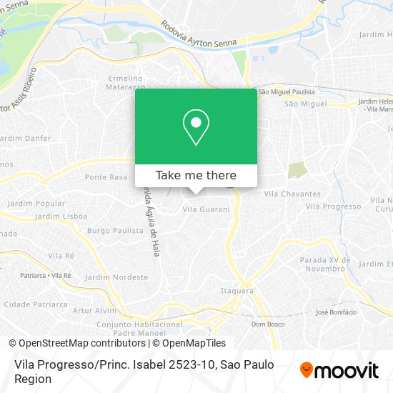 Vila Progresso / Princ. Isabel 2523-10 map