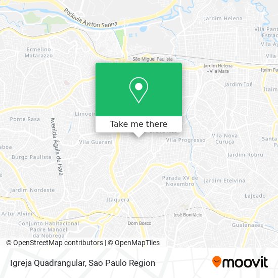 Mapa Igreja Quadrangular