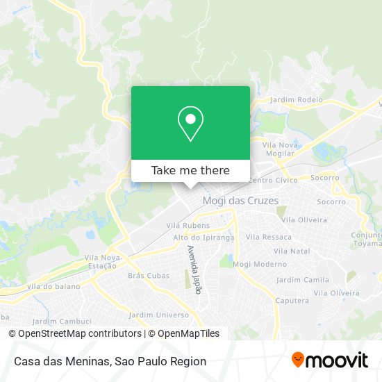 Casa das Meninas map