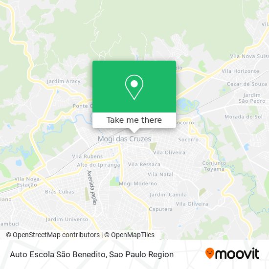 Auto Escola São Benedito map