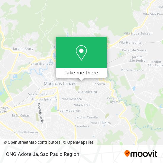 Mapa ONG Adote Já