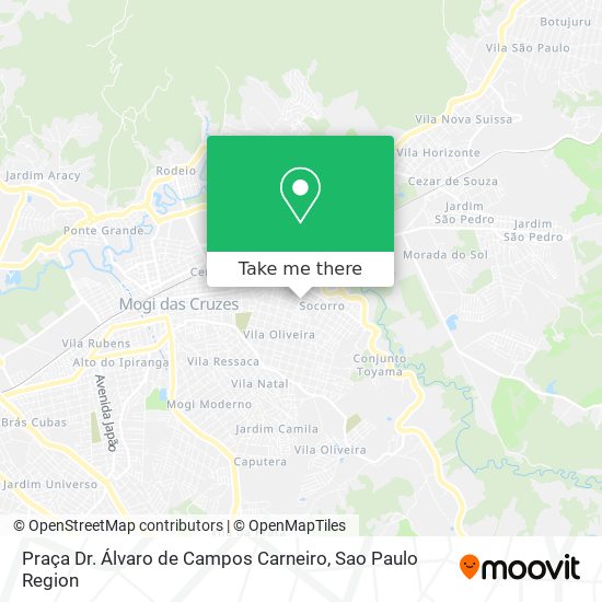 Praça Dr. Álvaro de Campos Carneiro map