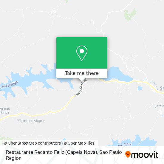 Restaurante Recanto Feliz (Capela Nova) map